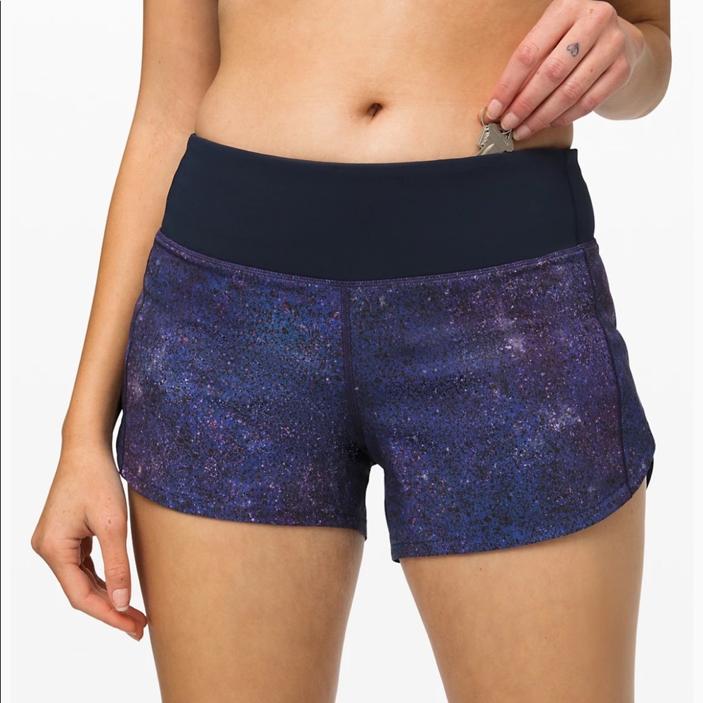 Lululemon Galactic speed shorts size 2